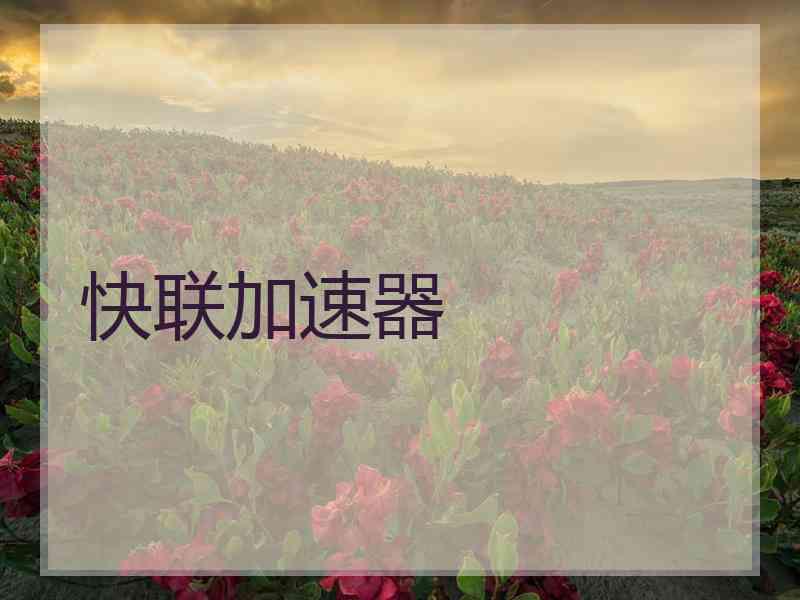 快联加速器