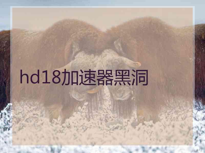 hd18加速器黑洞