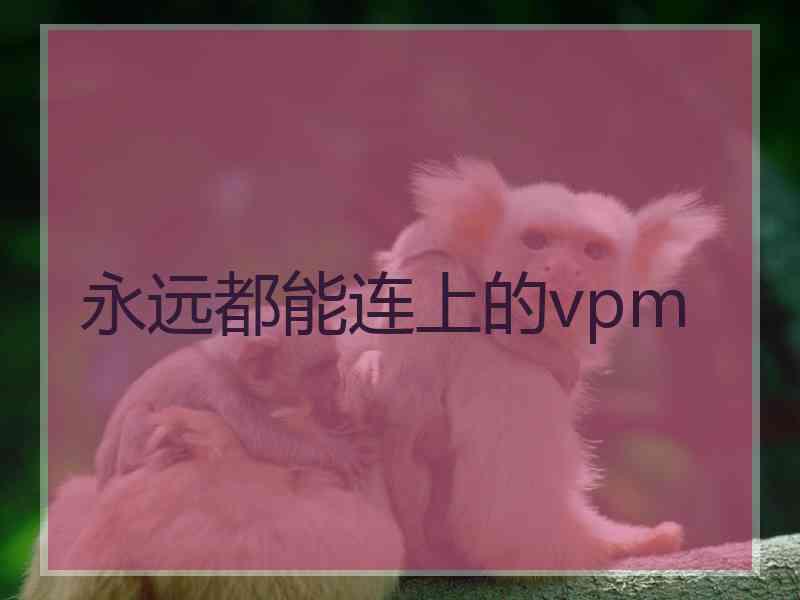 永远都能连上的vpm