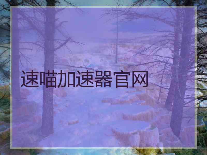 速喵加速器官网