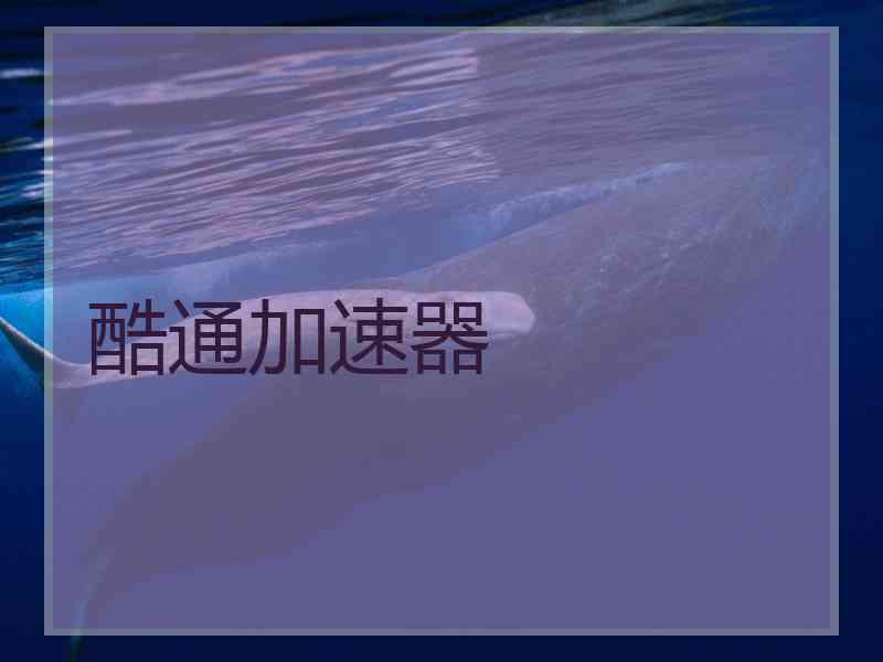 酷通加速器