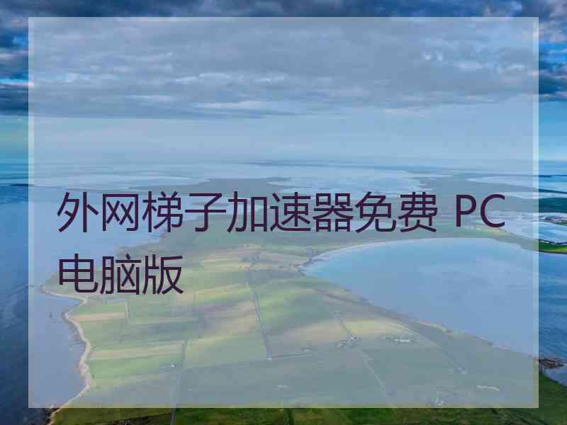 外网梯子加速器免费 PC电脑版