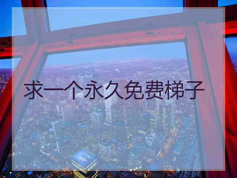 求一个永久免费梯子