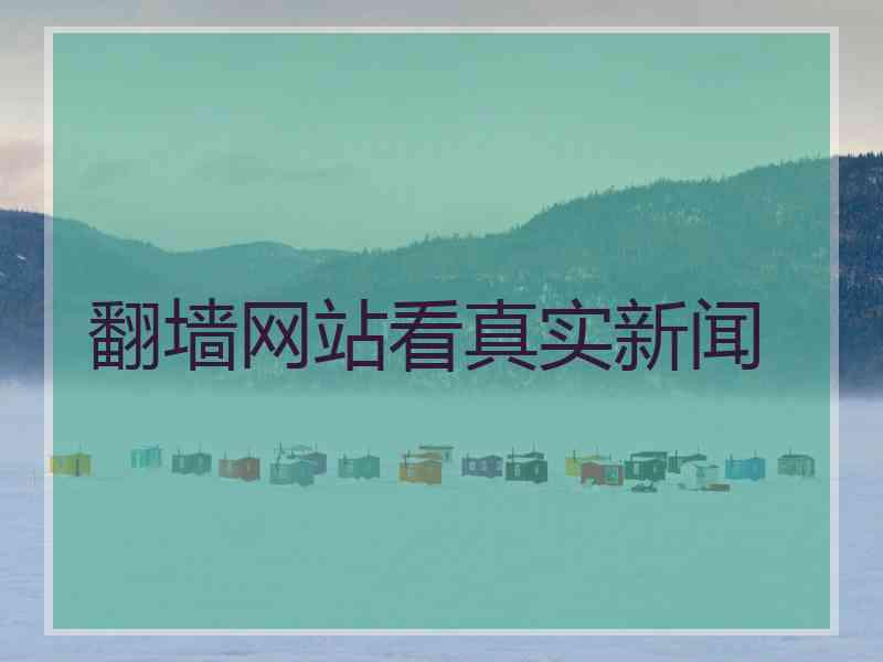 翻墙网站看真实新闻
