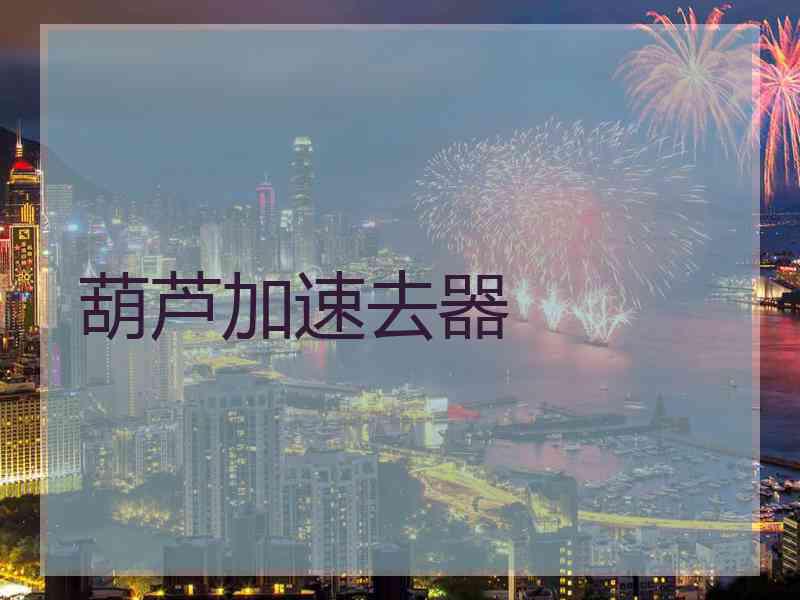葫芦加速去器