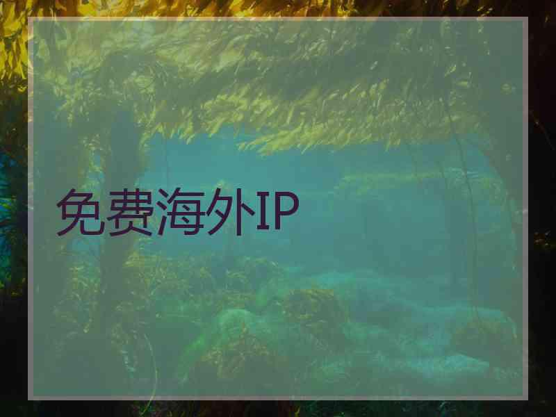 免费海外IP