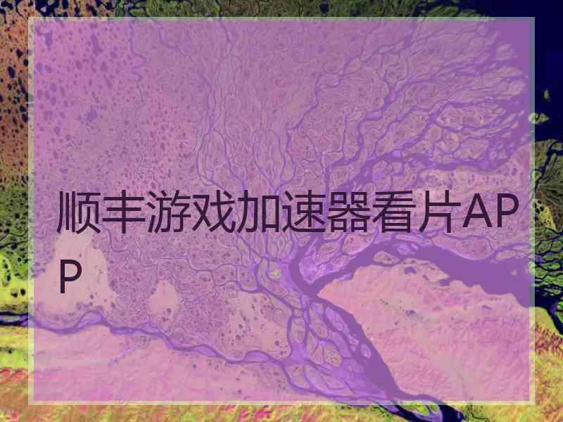 顺丰游戏加速器看片APP