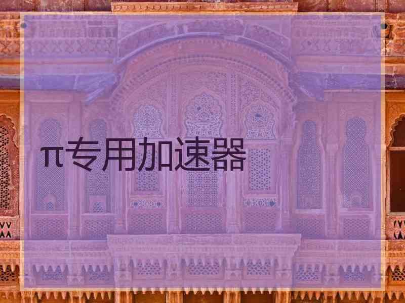 π专用加速器