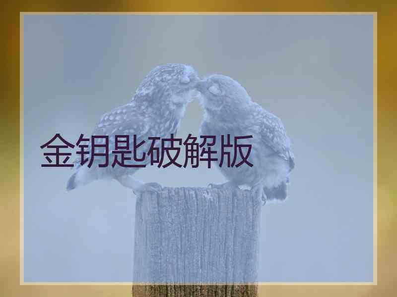 金钥匙破解版