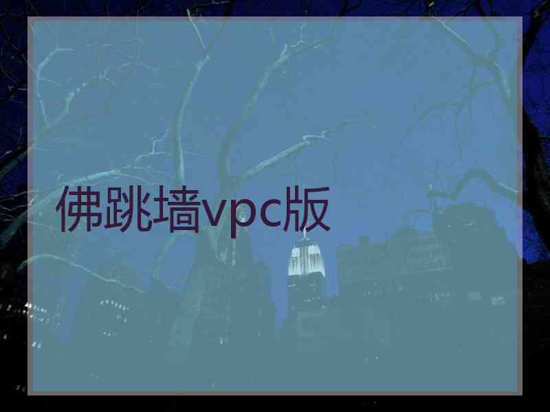 佛跳墙vpc版