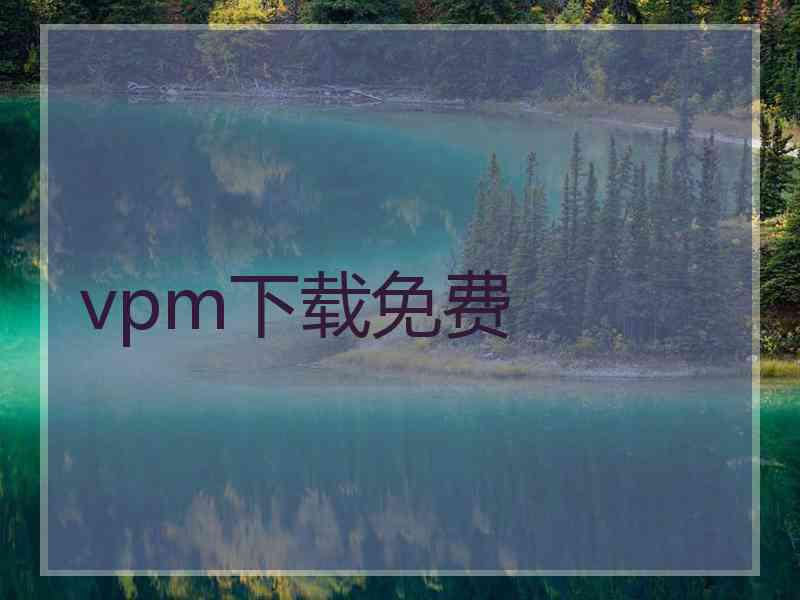 vpm下载免费