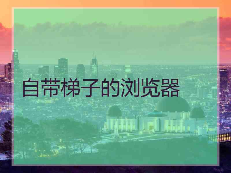 自带梯子的浏览器