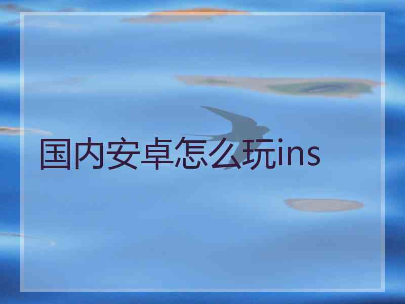 国内安卓怎么玩ins