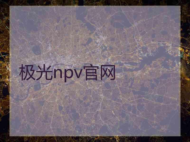 极光npv官网