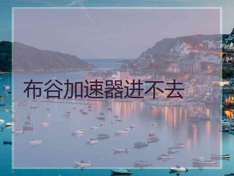 布谷加速器进不去