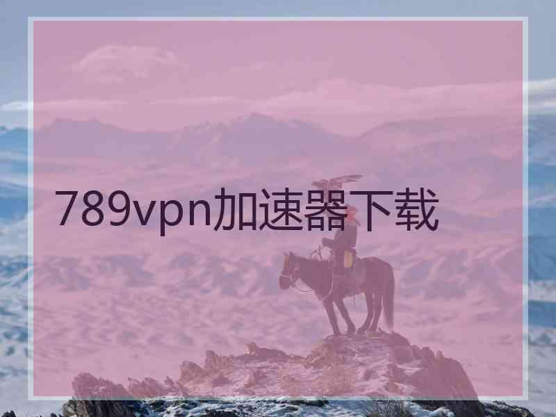789vpn加速器下载