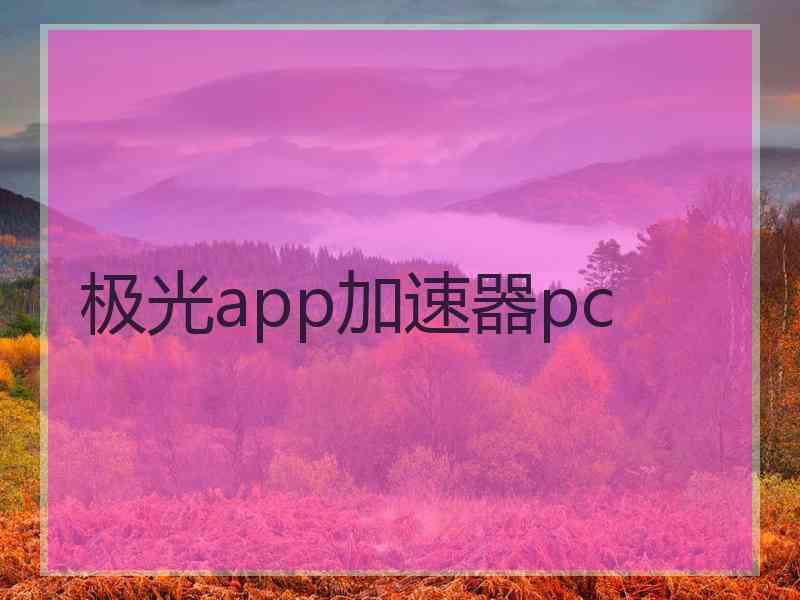 极光app加速器pc