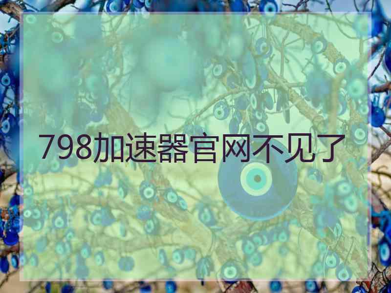 798加速器官网不见了