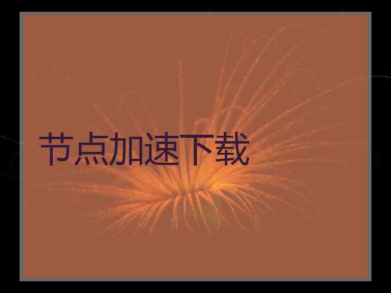 节点加速下载