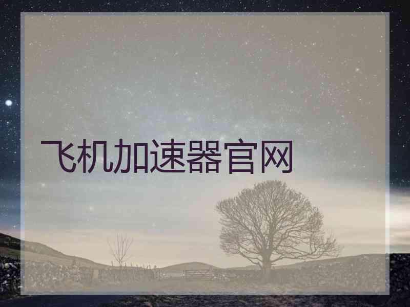 飞机加速器官网