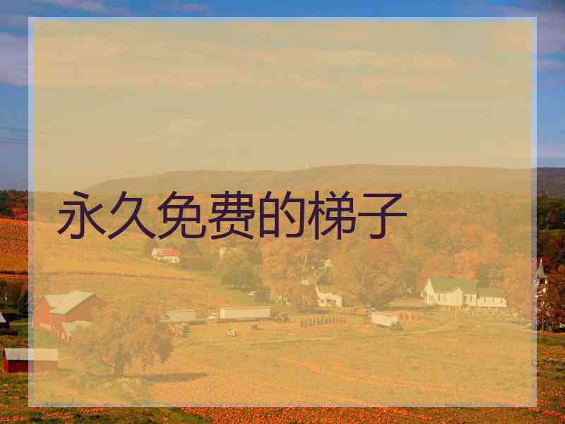 永久免费的梯子
