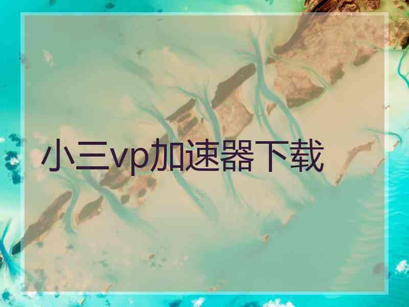 小三vp加速器下载