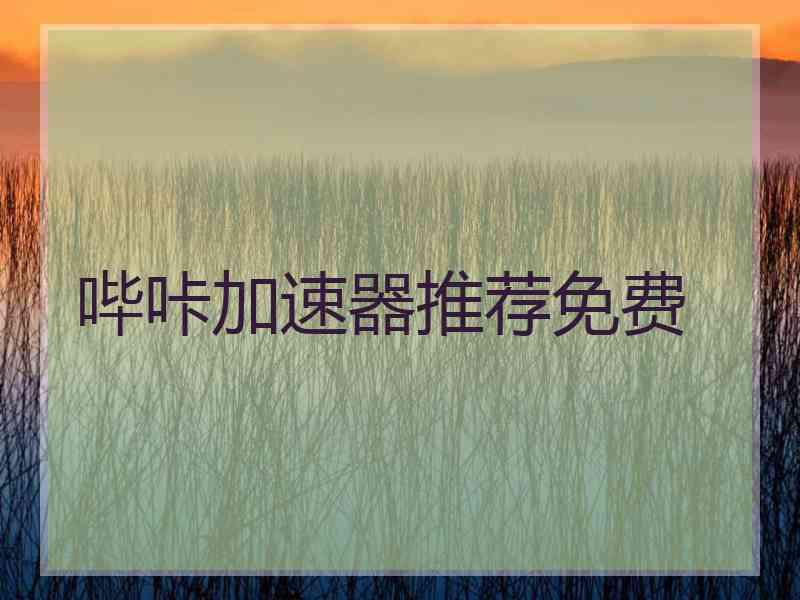 哔咔加速器推荐免费