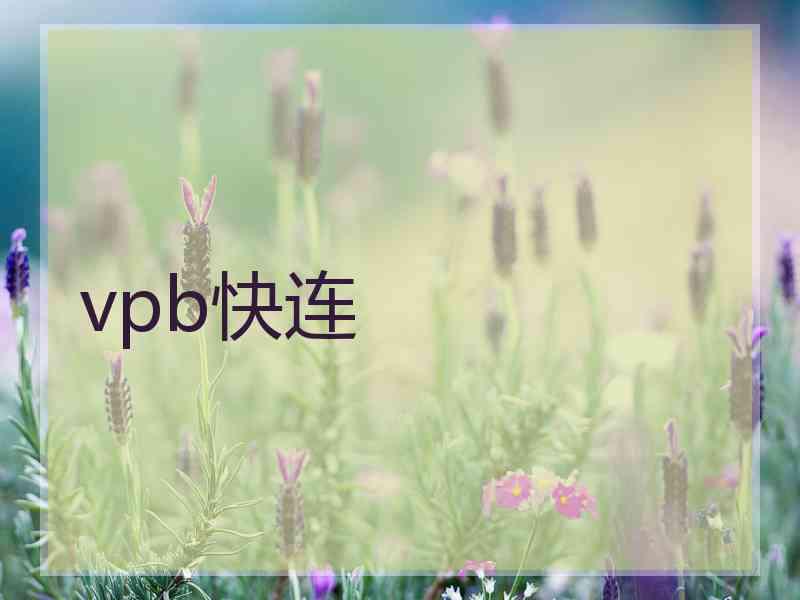 vpb快连