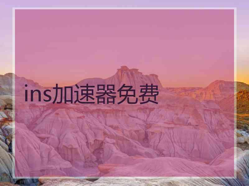 ins加速器免费