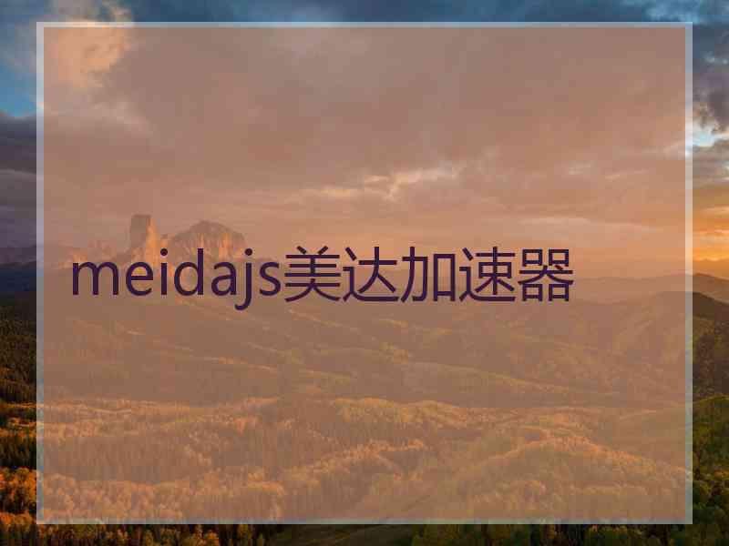 meidajs美达加速器