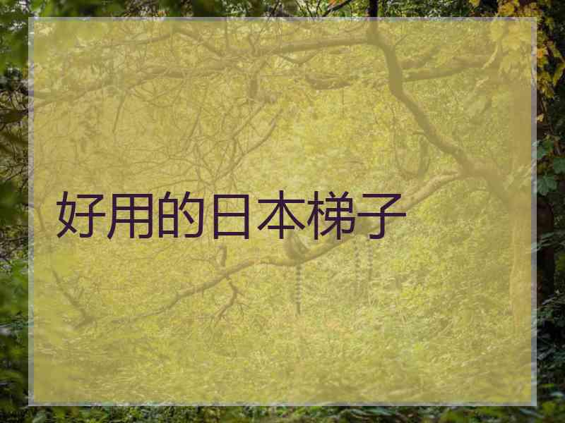 好用的日本梯子