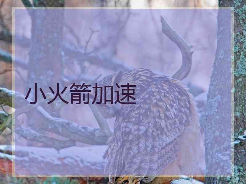 小火箭加速