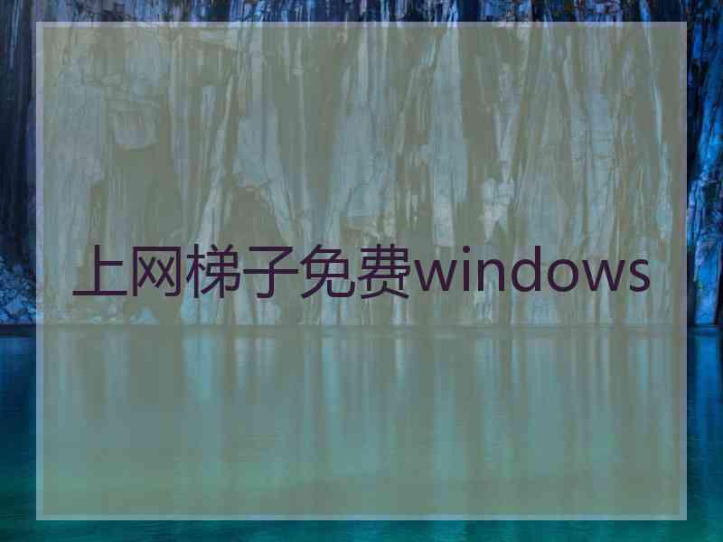 上网梯子免费windows