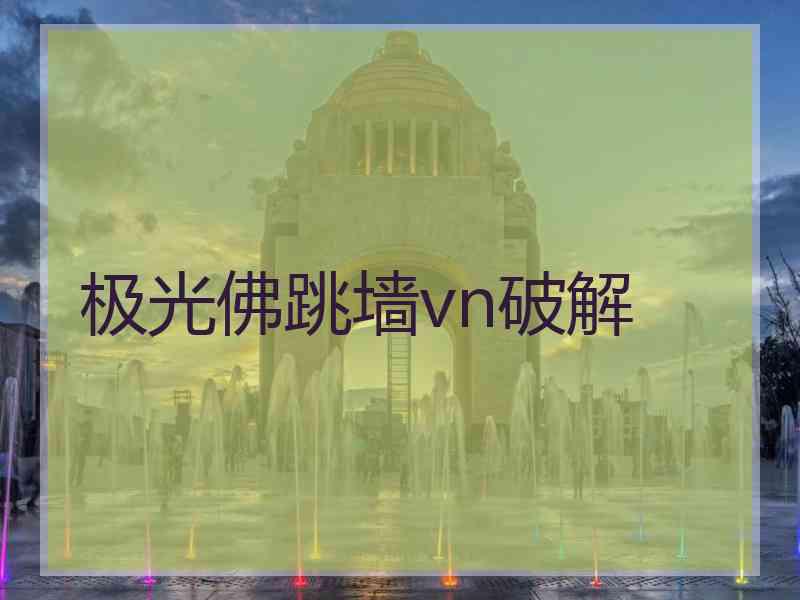 极光佛跳墙vn破解
