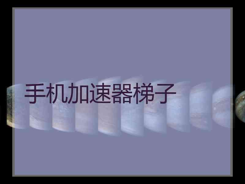 手机加速器梯子