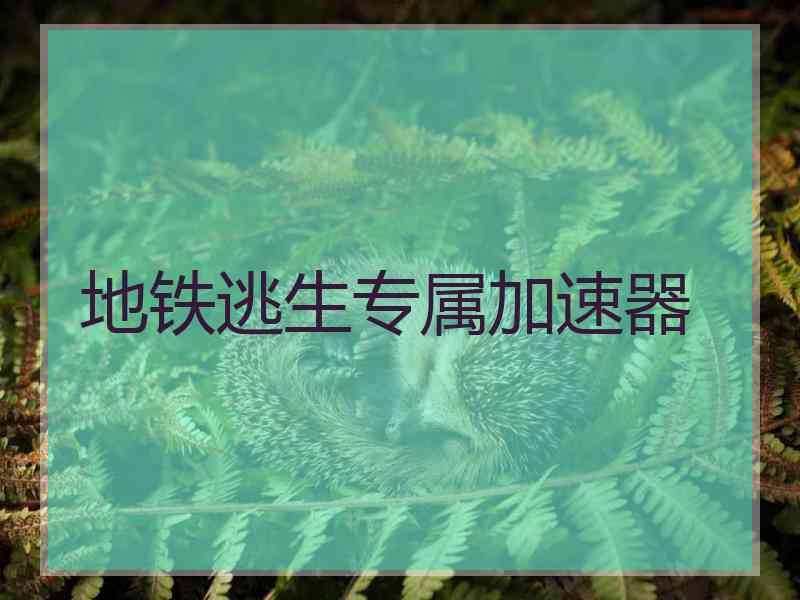 地铁逃生专属加速器