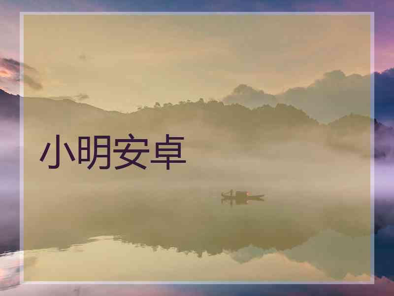 小明安卓