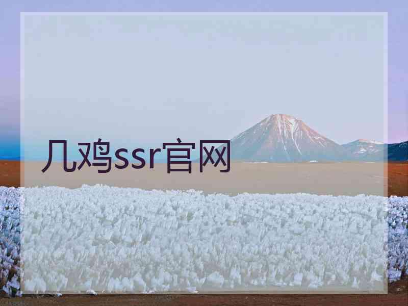 几鸡ssr官网