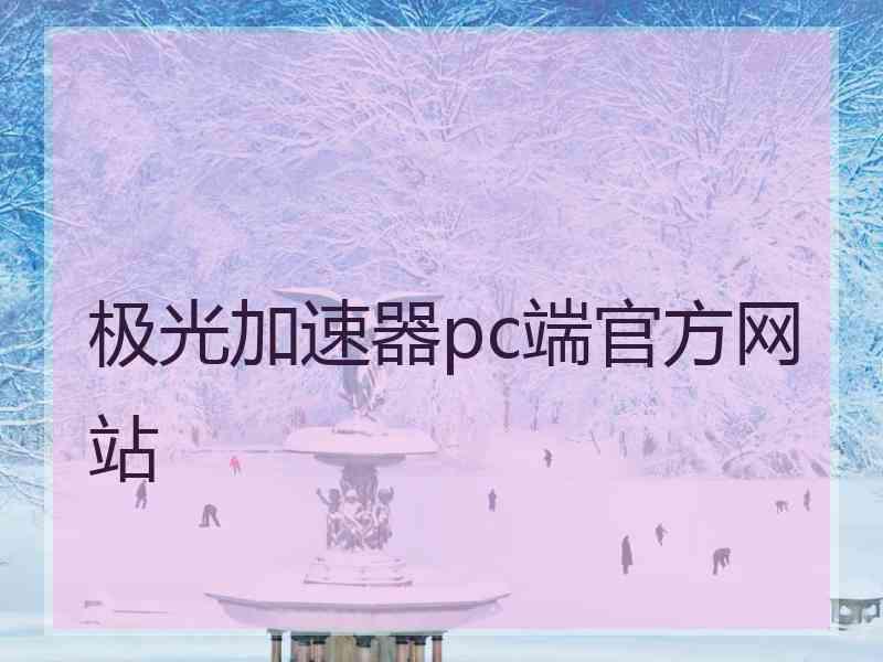 极光加速器pc端官方网站