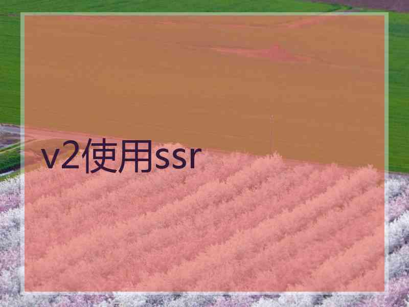v2使用ssr