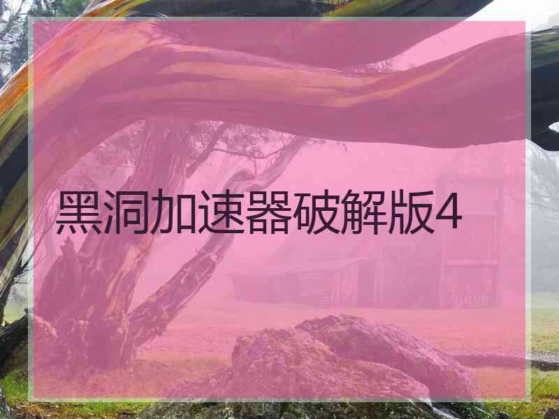 黑洞加速器破解版4