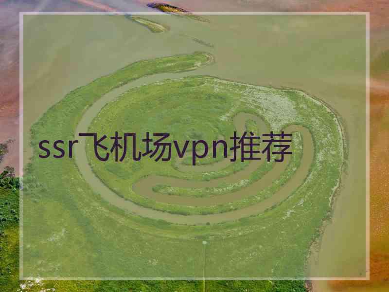 ssr飞机场vpn推荐