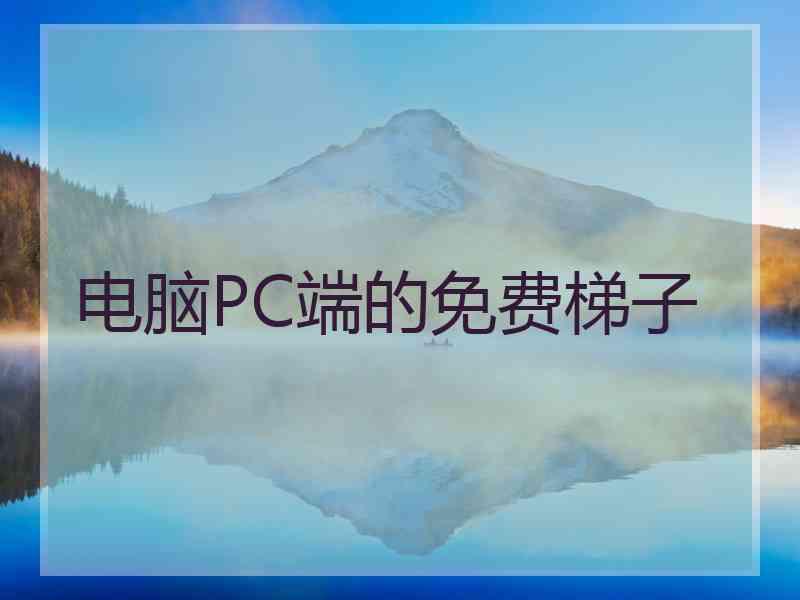 电脑PC端的免费梯子