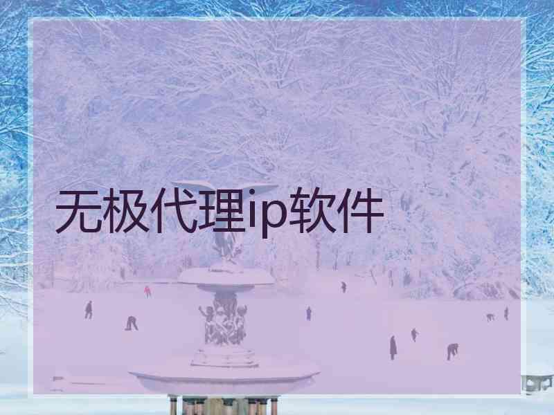 无极代理ip软件