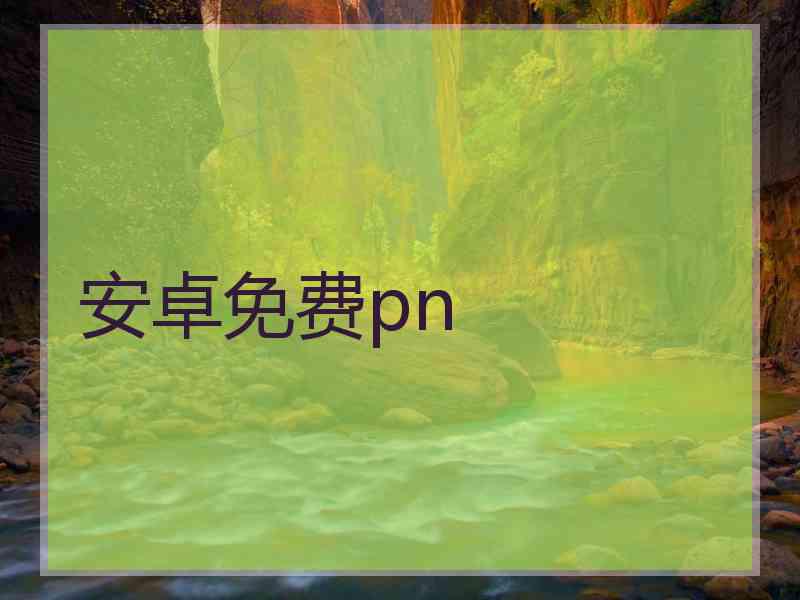 安卓免费pn
