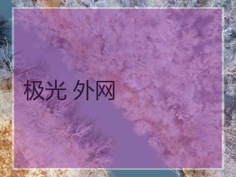 极光 外网