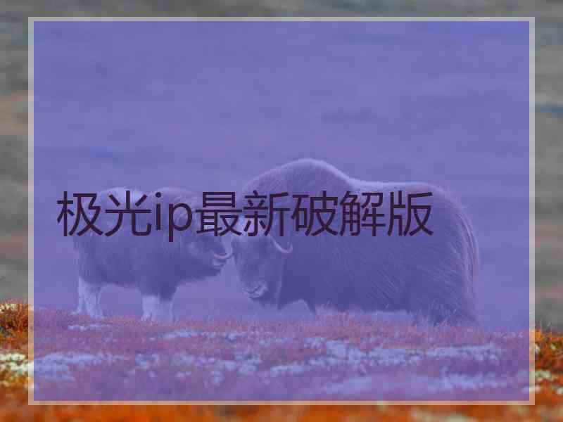 极光ip最新破解版