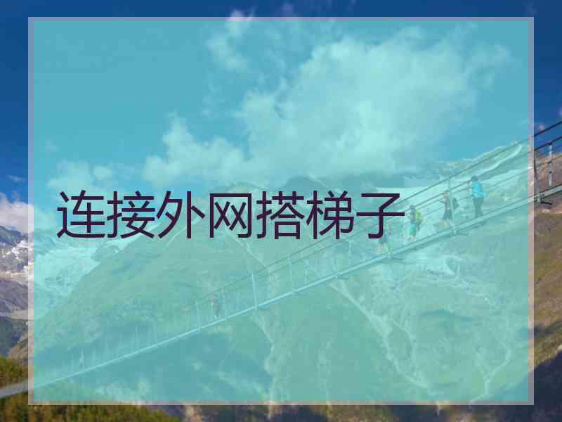 连接外网搭梯子