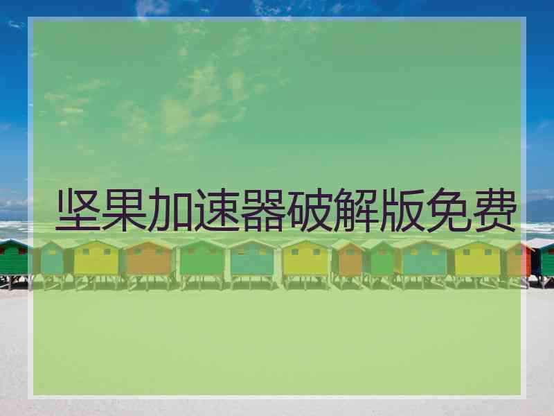坚果加速器破解版免费