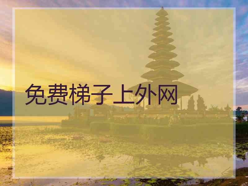免费梯子上外网